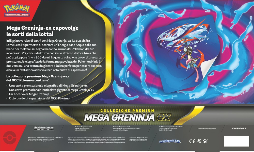 Pokemon Set Collezione Premium Mega Greninja Ex - Foto 2