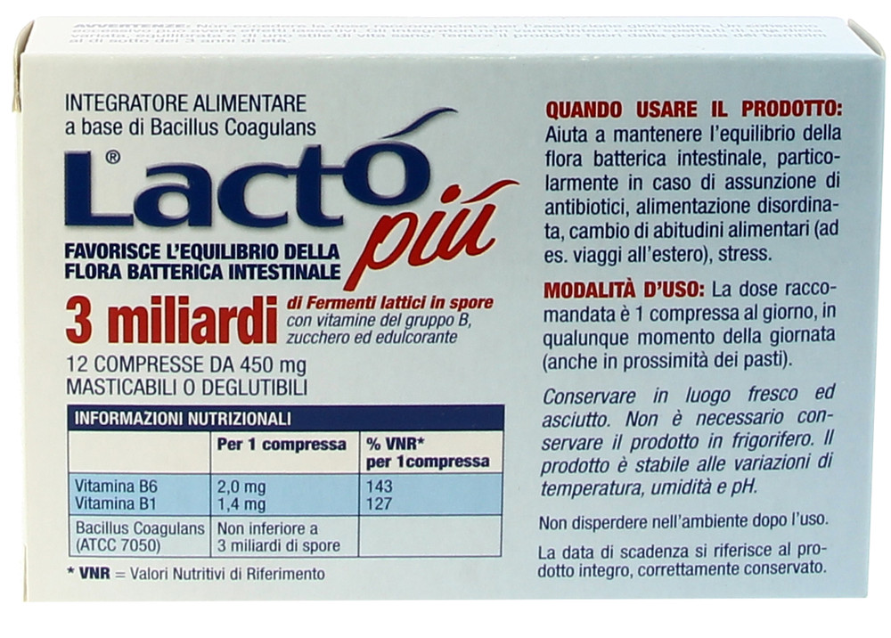 Lacto Piu' Adulti Compresse - Foto 2