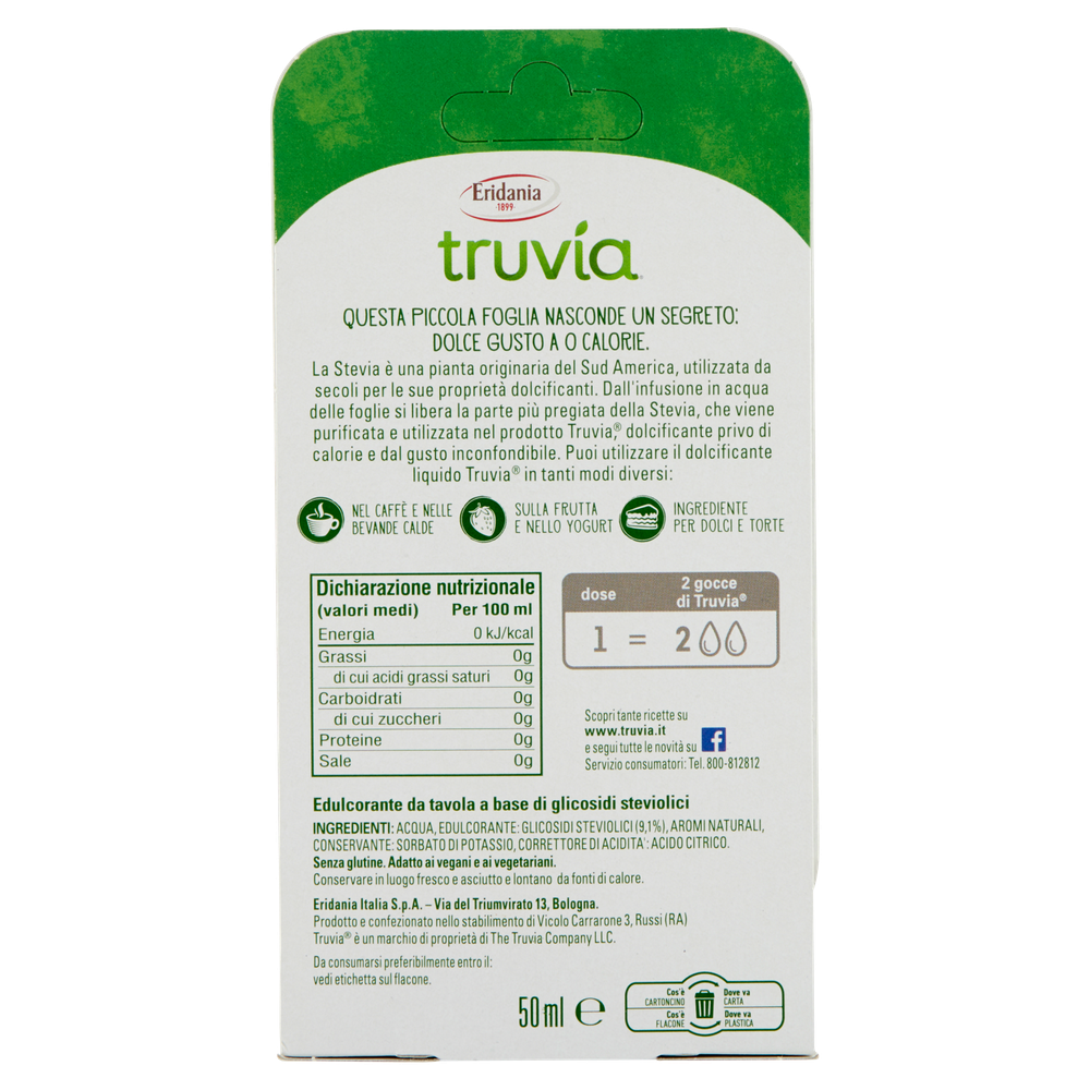 Dolcificante Liquido A Base Di Stevia Truvia - Foto 3