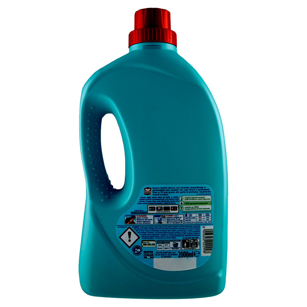 Detersivo Liquido Per Lavatrice Muschio Bianco Omino Bianco 50 Lavaggi - Foto 3