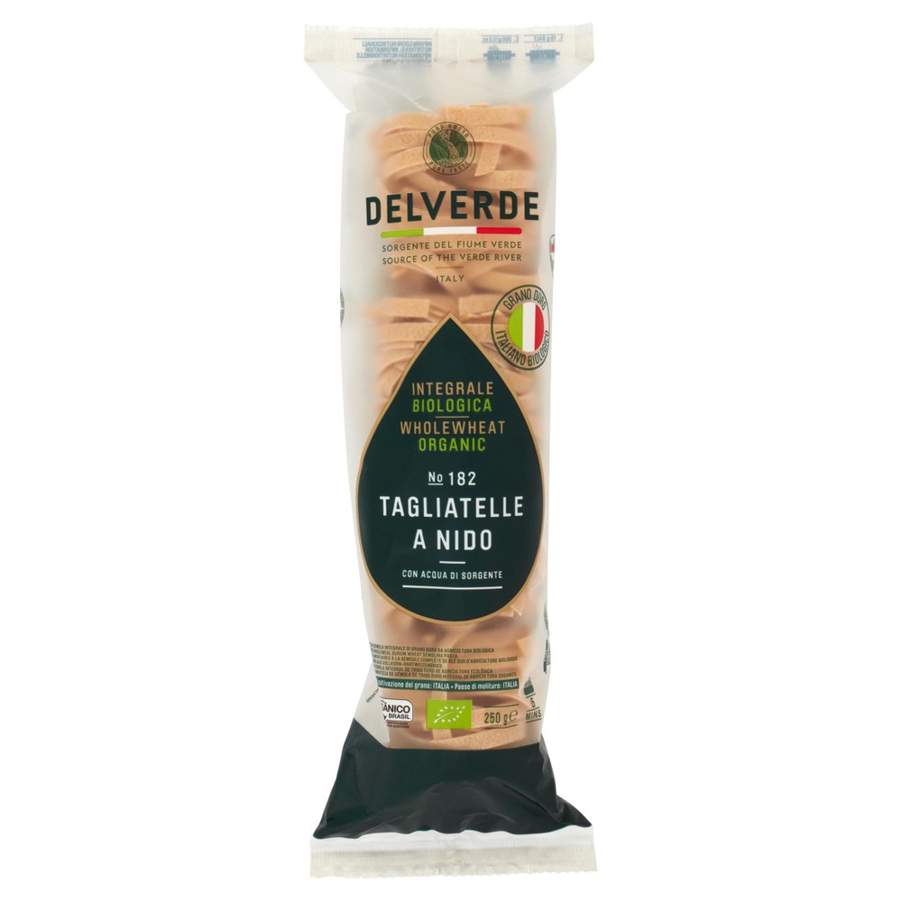 Pasta Tagliatelle A Nido Integrali Bio Delverde - Foto 1