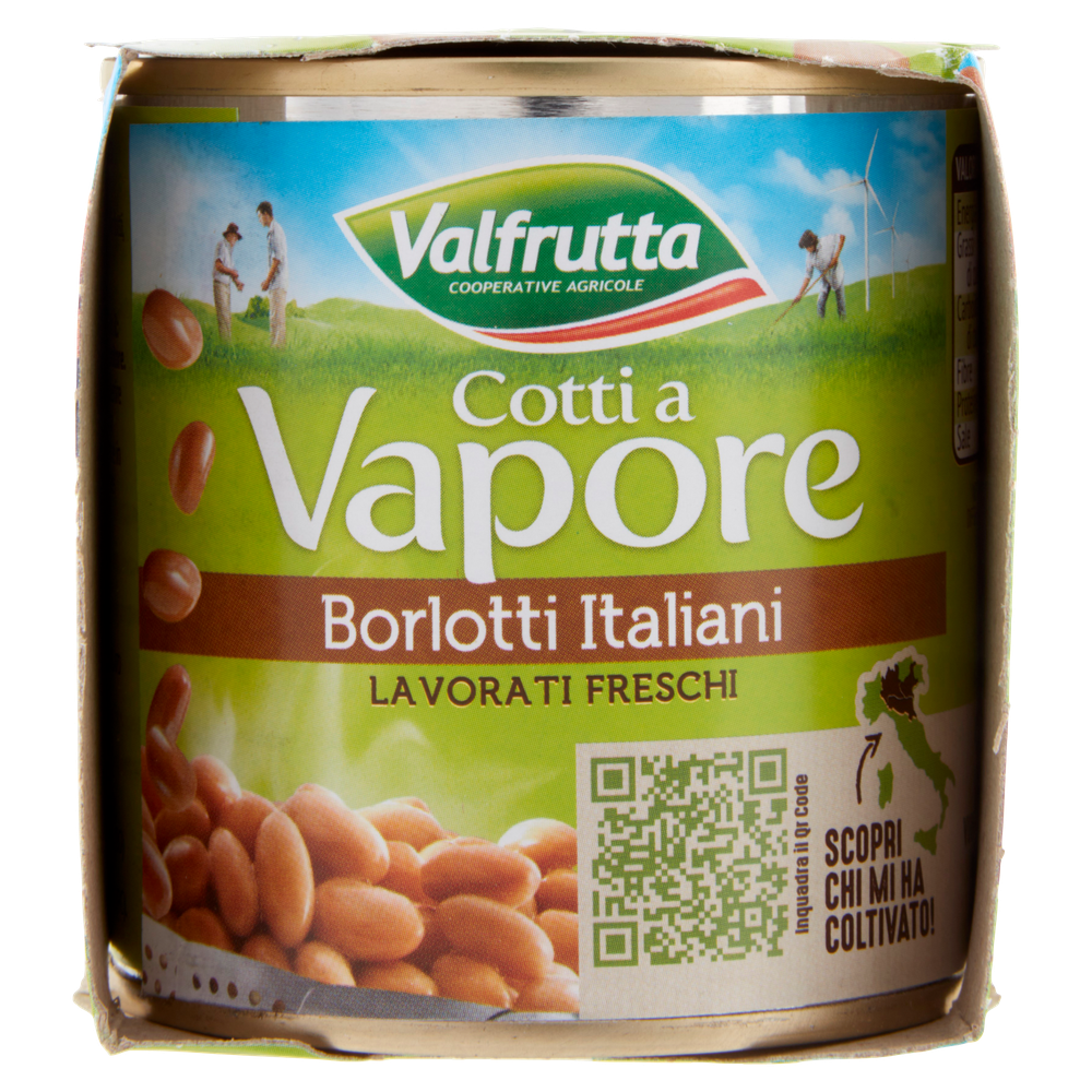 Fagioli Borlotti Italiani Cotti A Vapore 4x140g Valfrutta - Foto 2