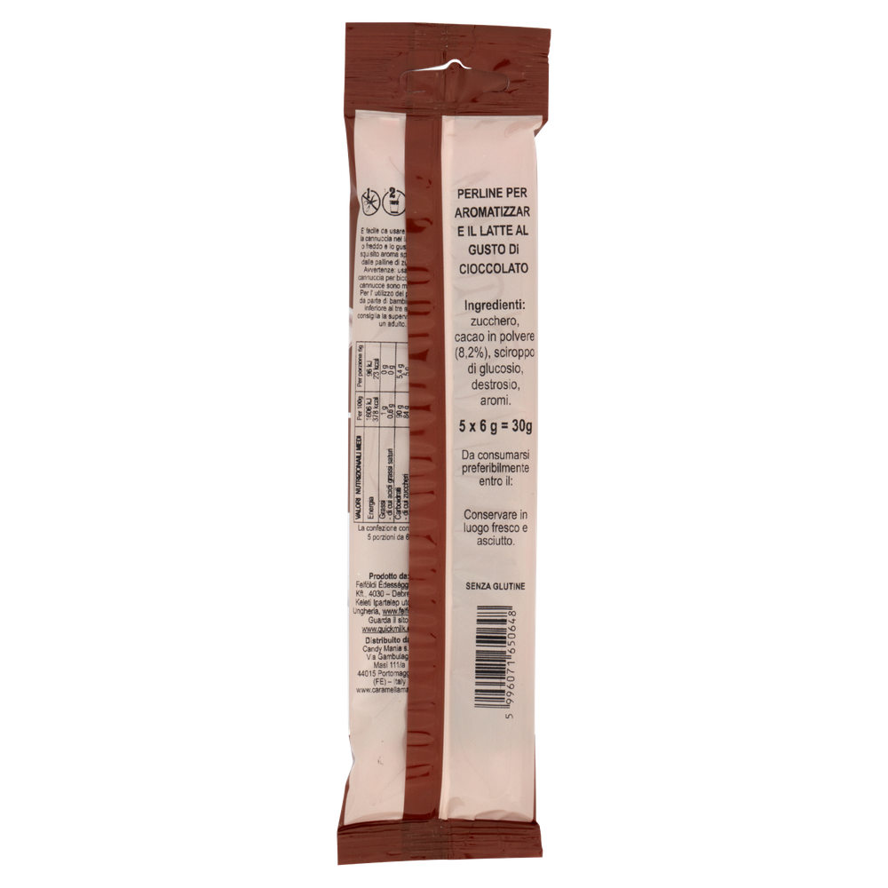 Cannucce Magiche Al Cioccolato Senza Glutine 5x6g Quick Milk - Foto 3