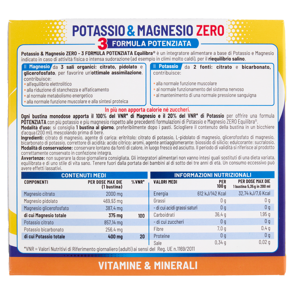 Potassio/Magnesio Zero Equilibra 18 Buste - Foto 3