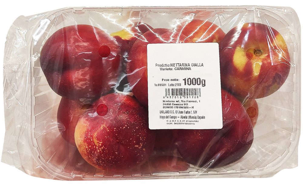 Pesche Noci Polpa Gialla In Cestino - Foto 1