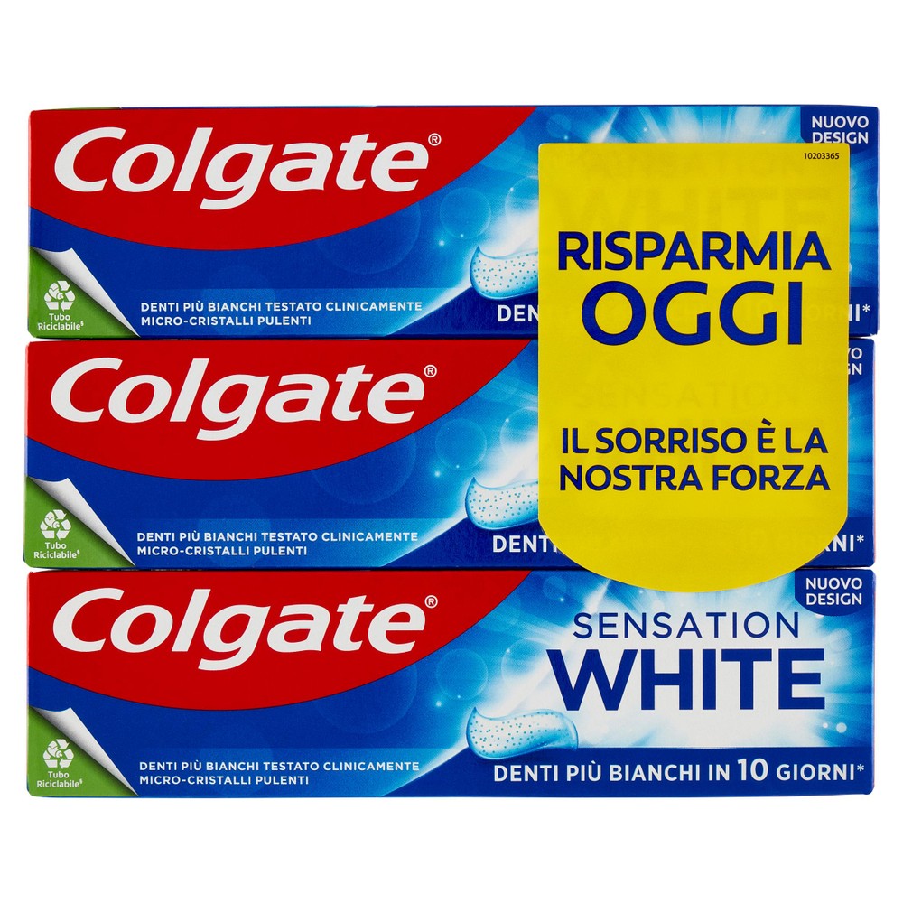 Dentifricio Sensation White Colgate Conf. Da 3