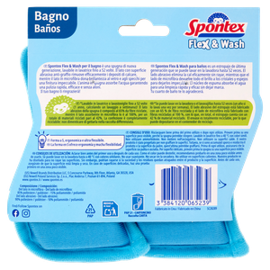 Spugne Flex&Wash Bathroom Spontex 2 Pezzi - Foto 3