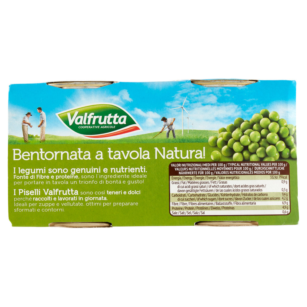 Piselli Medi Italiani 2x270g Valfrutta - Foto 3