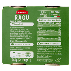 Ragu' Di Carne 2x180g Bennet - Foto 3