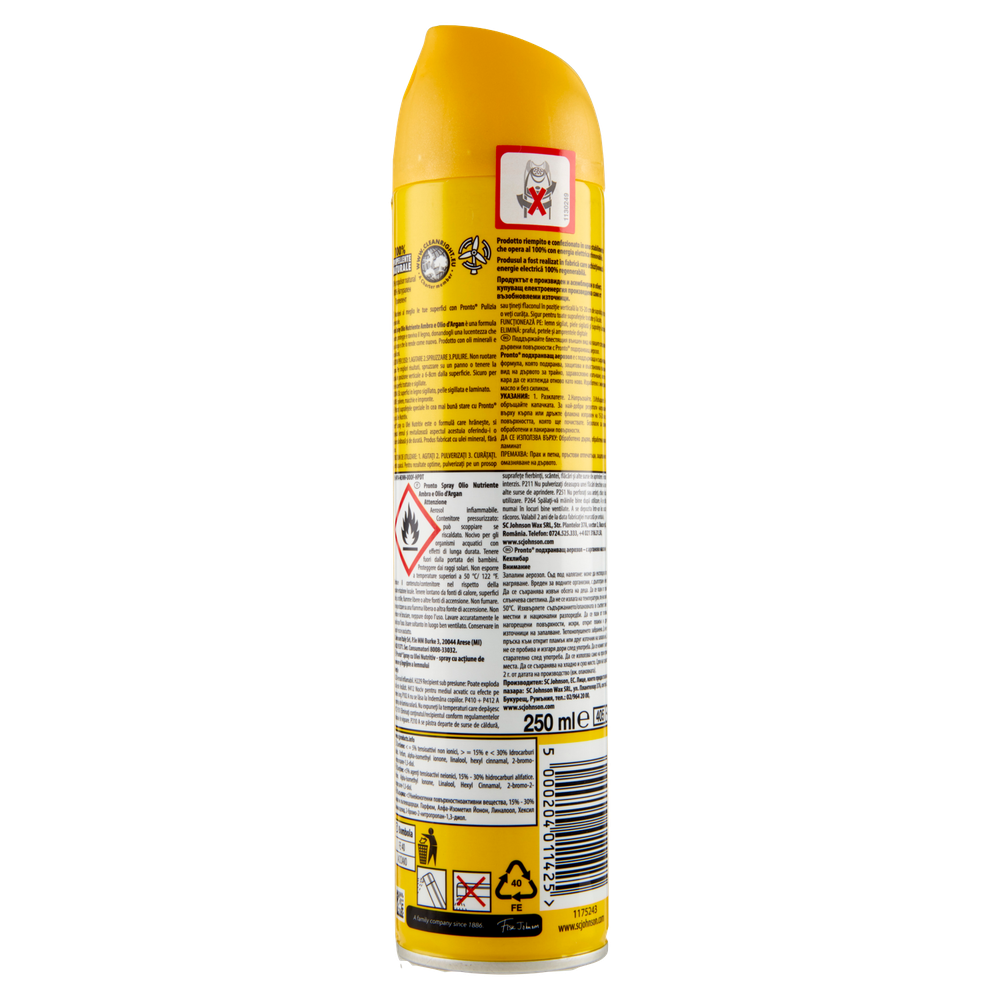 Spray Olio Nutriente Legno, Fragranza Ambra E Olio D'argan Pronto - Foto 3