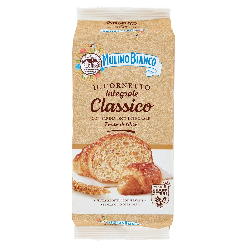 Cornetti Con 100% Farina Integrale Di Frumento 6x40g Mulino Bianco - Foto 1
