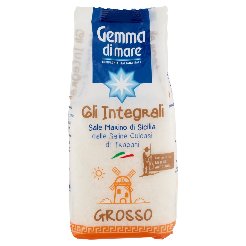 Sale Marino Integrale Grossi Di Sicilia Gemma Di Mare - Foto 1