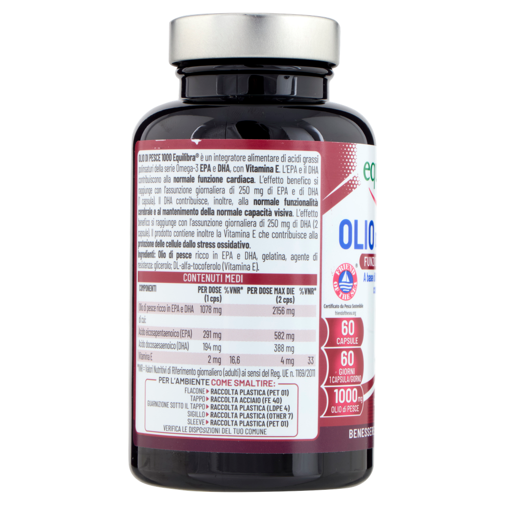 Olio Di Pesce Benessere Cardiovascolare Equilibra - Foto 2