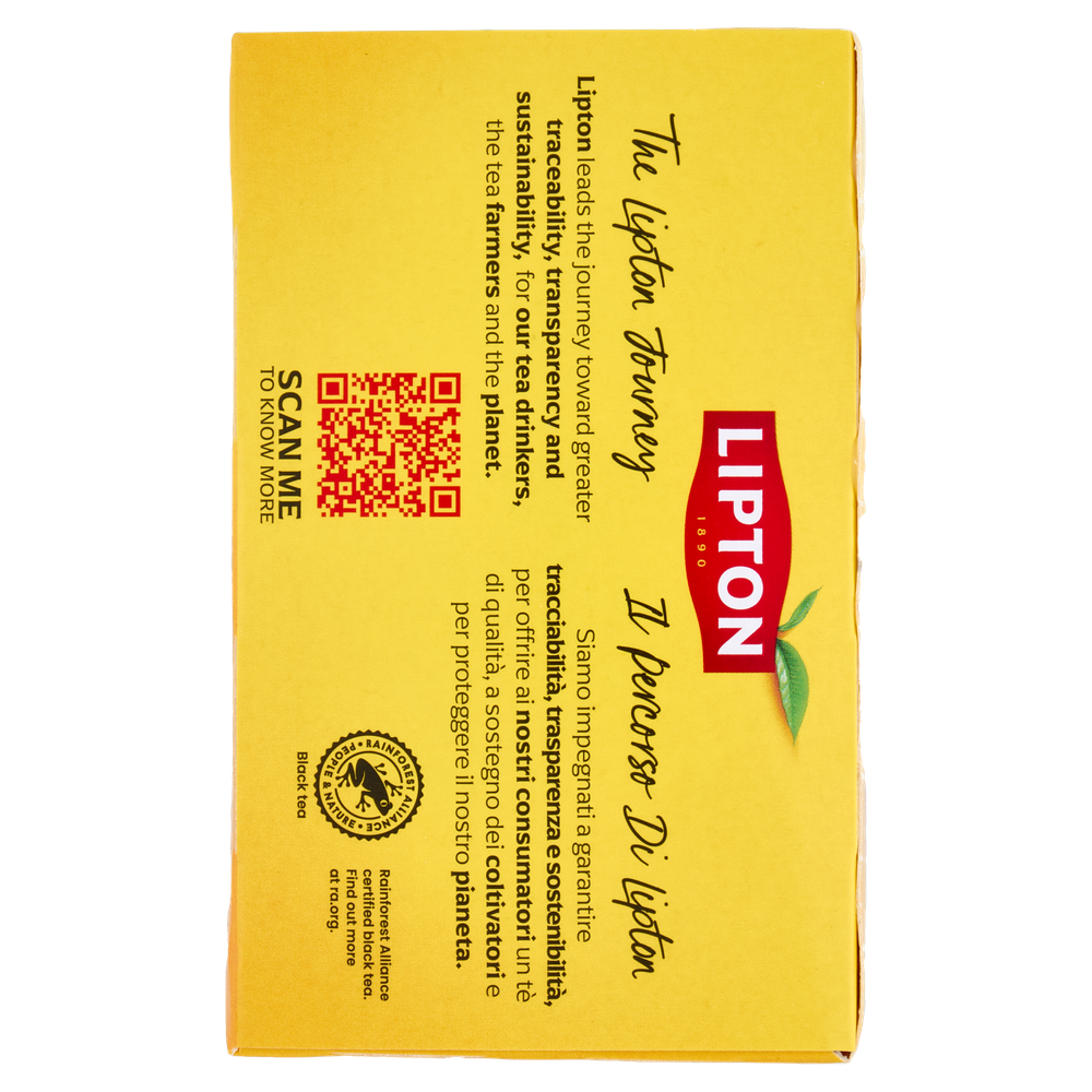 Te' Nero Lipton Yellow Label, Conf.50 Filtri