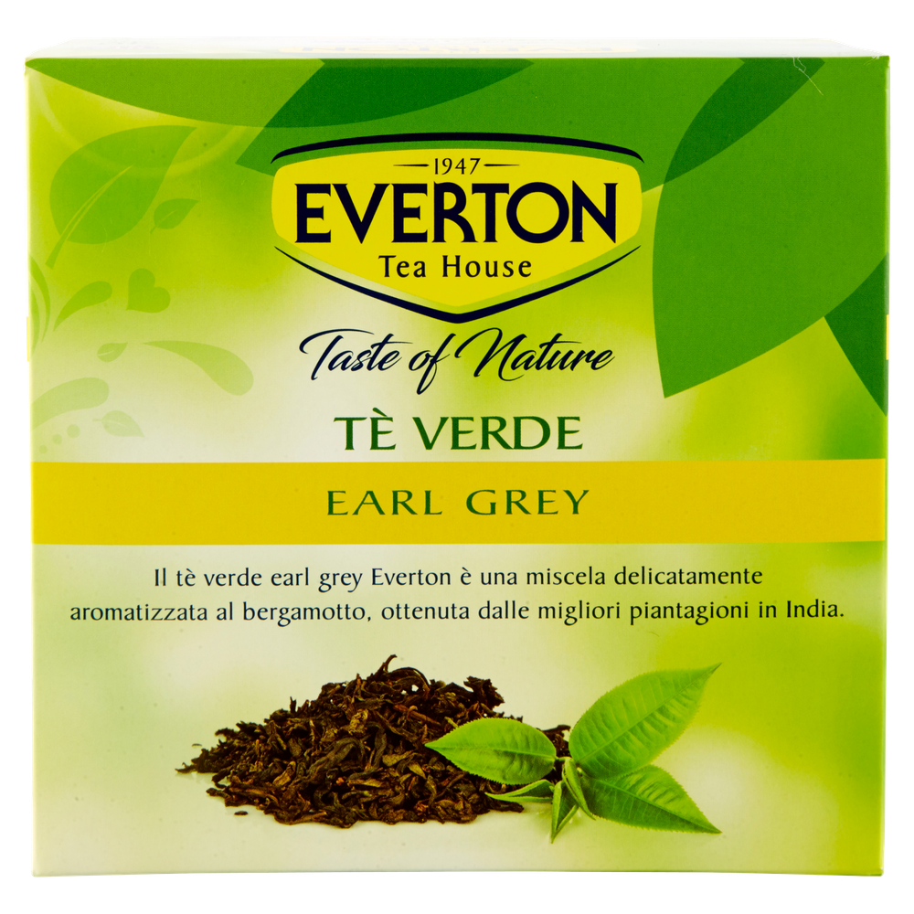 Tè Verde Earl Grey Taste Of Nature 40x1,7g Bustine Everton - Foto 3