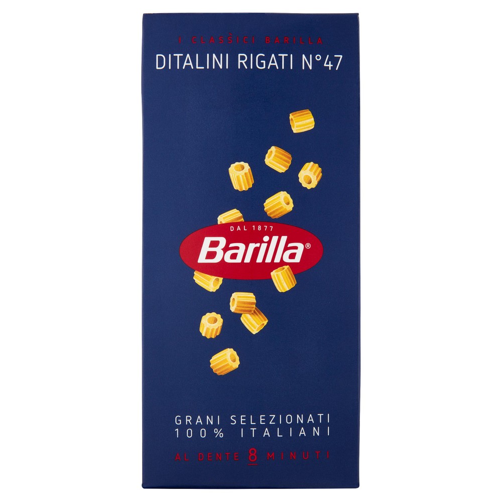 Pasta Ditalini Rigati N.47 100% Grano Italiano Barilla - Foto 1