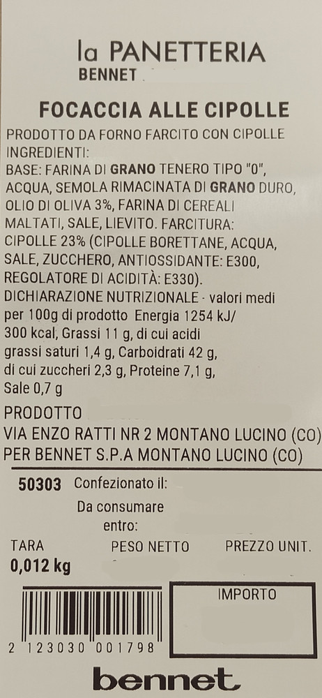 Focaccia Alla Cipolla - Foto 2