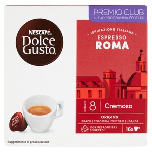Espresso Roma Nescafe' Dolce Gusto, Conf.16 Capsule