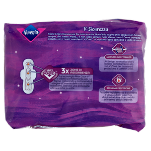 40 Assorbenti Ultra Large Notte Con Ali Nuvenia - Foto 3