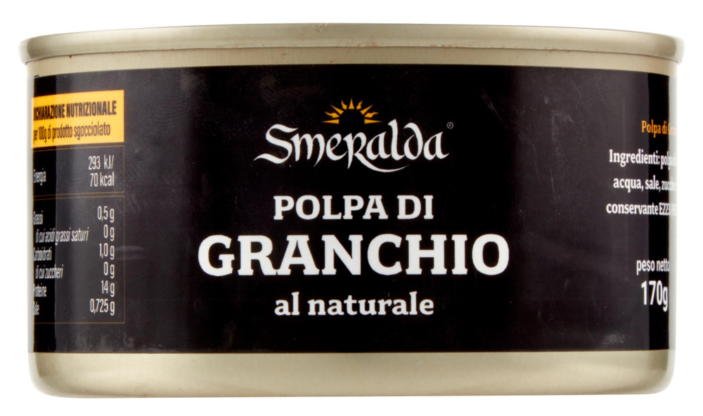Polpa Di Granchio Extra Al Naturale Sterilizzata In Latta Smeralda - Foto 3