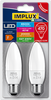 2 Lampadine A Led A Candela 35we27 Luce Fredda Implux