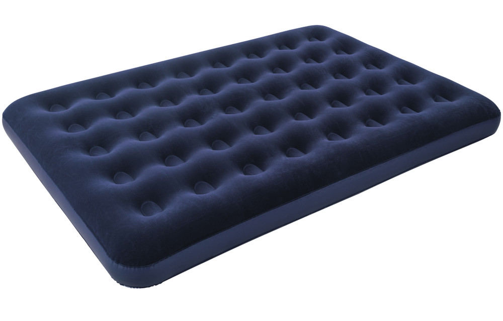 Materasso Blu Gonfiabile Matrimoniale  Cm.191x137x22h - Foto 1