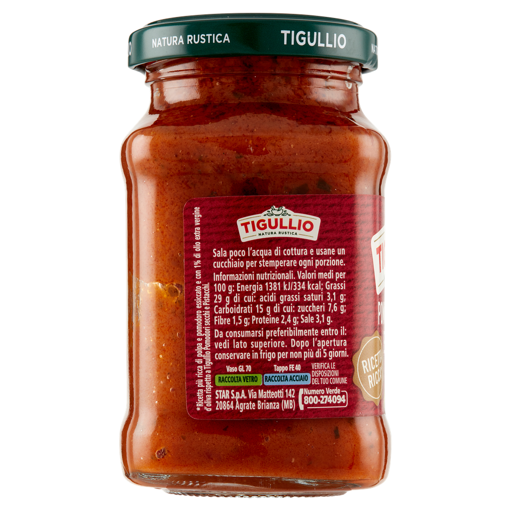 Pesto Pomodori Secchi E Pistacchi Tigullio - Foto 2