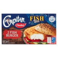 2 Fish Burger Con 100% Filetti Di Merluzzo Capitan Findus