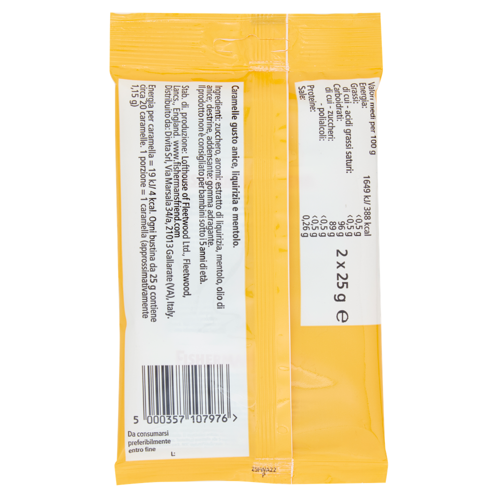 Caramelle Gusto Anice, Liquirizia E Mentolo 2x25g Fisherman's Friend - Foto 3