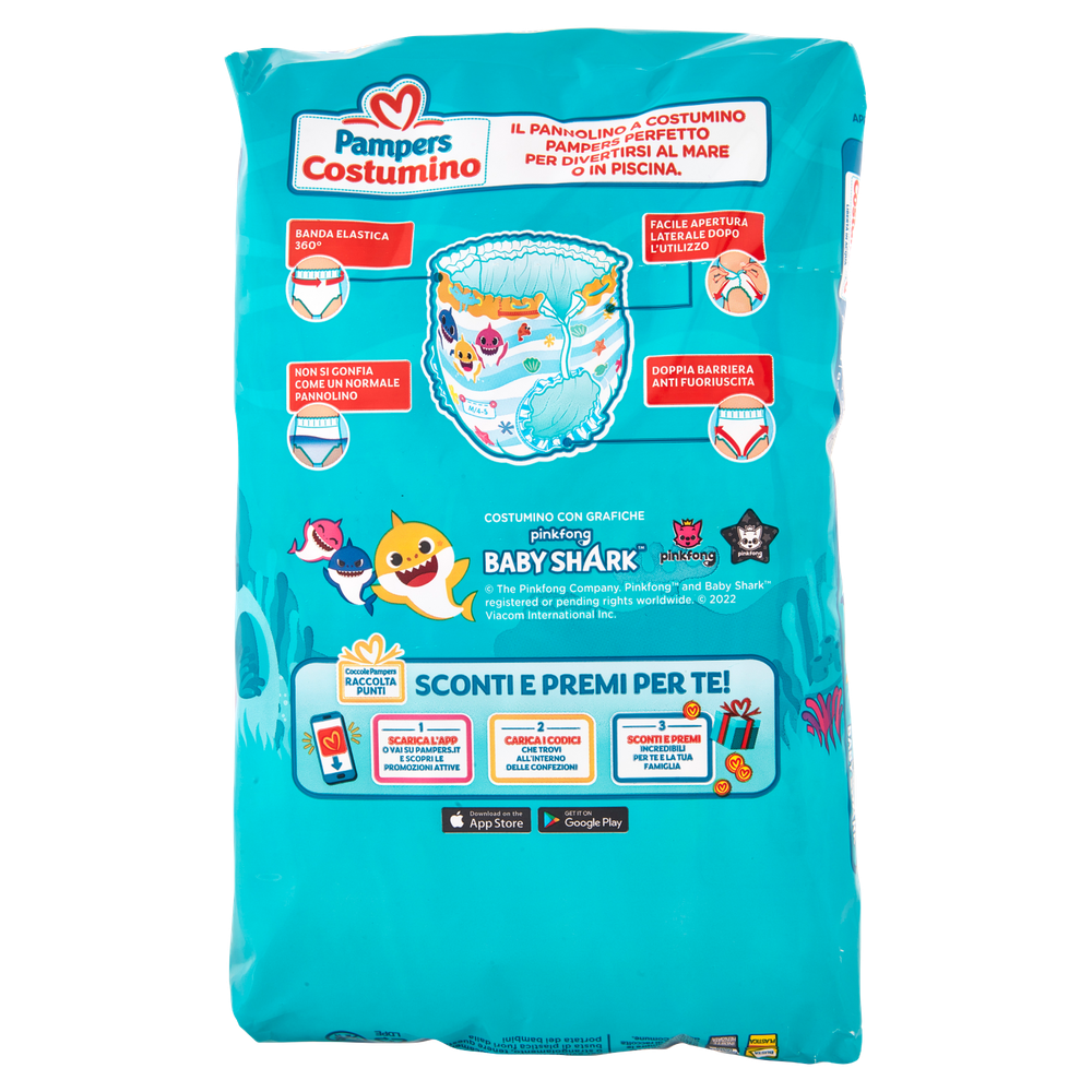 Pannolini Costumino, Taglia 4 (8-15 Kg) Pampers - Foto 3