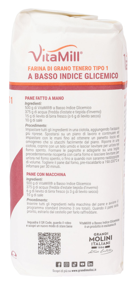 Farina Tipo 1 A Basso Indice Glicemico Vitamill - Foto 2