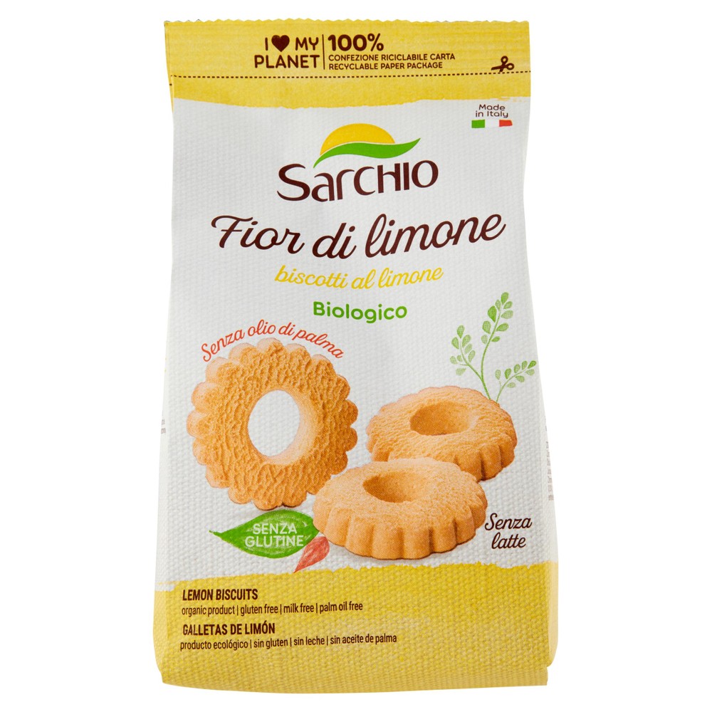 Biscotti Fior Di Limone Senza Latte Senza Glutine Sarchio - Foto 1