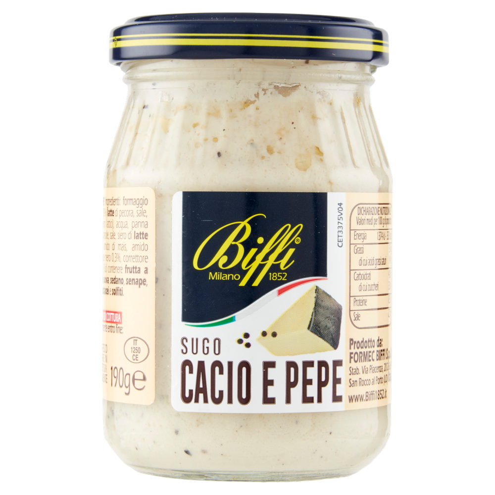 Sugo Pronto Cacio E Pepe Che Sugo! Biffi - Foto 3