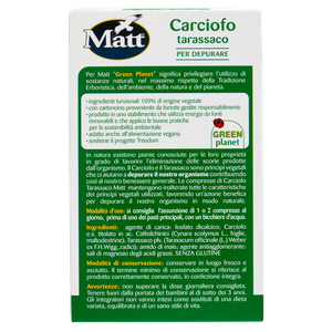 Carciofo Tarassaco Compresse Matt&Diet 40 Compresse - Foto 3