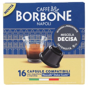 16 Capsule Compatibili Dolce Gusto Miscela Decisa Caffe' Borbone - Foto 1