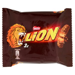 Wafer Con Caramello E Cereali Ricoperto Al Cioccolato Latte 3x42g Lion - Foto 1