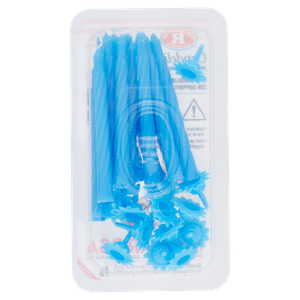 Candeline Per Compleanno Color Azzurro Con Supporti Mariarosa - Foto 3