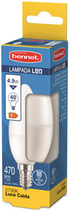 Lampadina Led A Candela 40w E14 Luce Calda Bennet - Foto 1