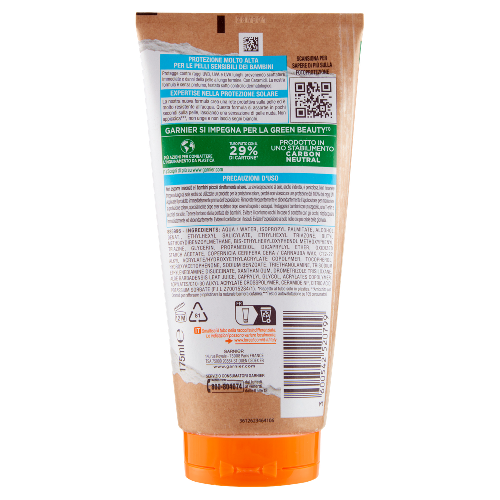 Advanced Sensitive Kids Latte Ip50+ Ambre Solaire - Foto 3