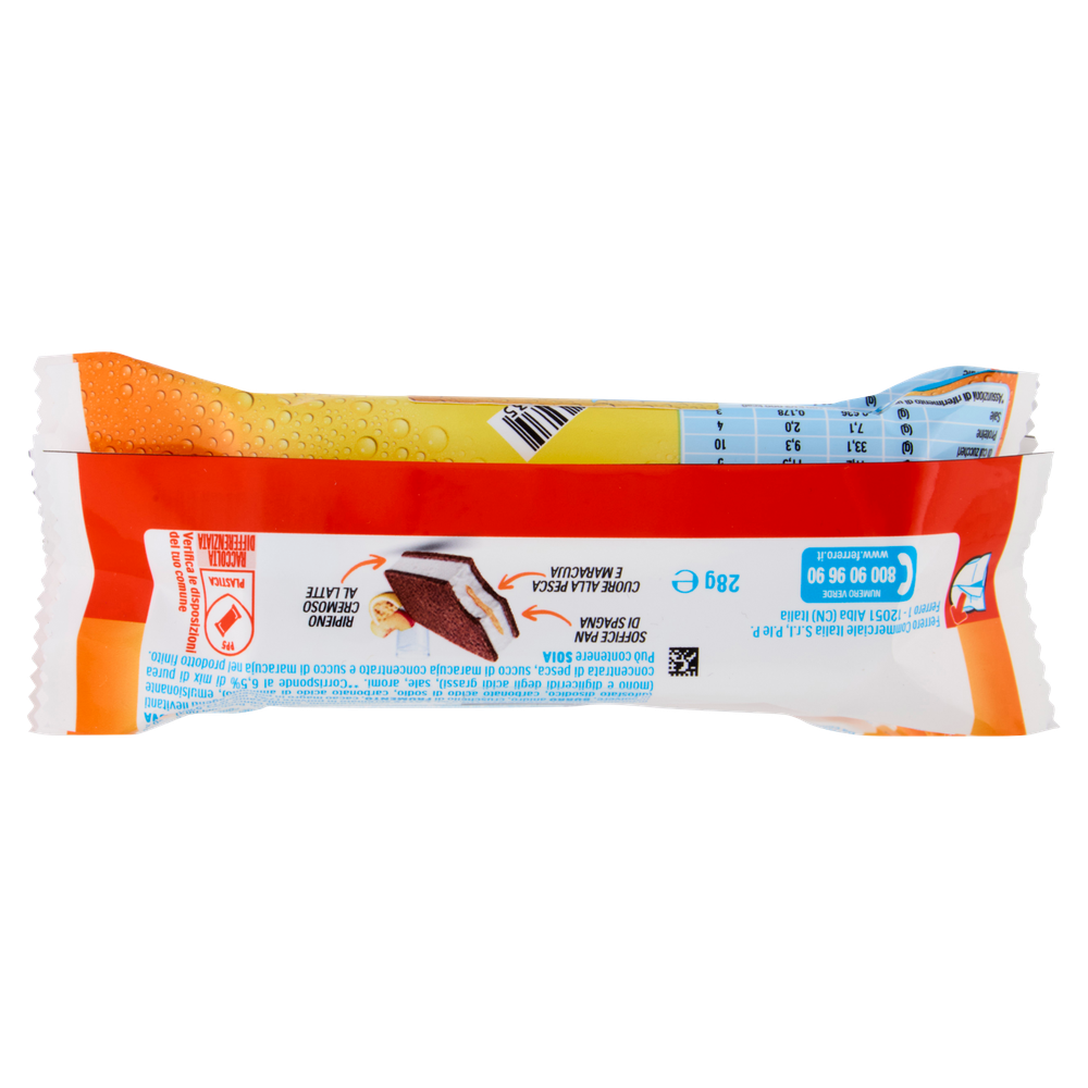 Kinder Fetta Al Latte Pesca Maracuja 5x28g - Foto 3