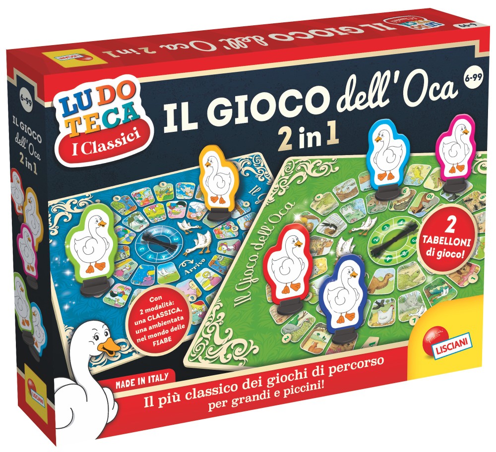 Gioco Dell' Oca  2 In 1 Lisciani - Foto 1