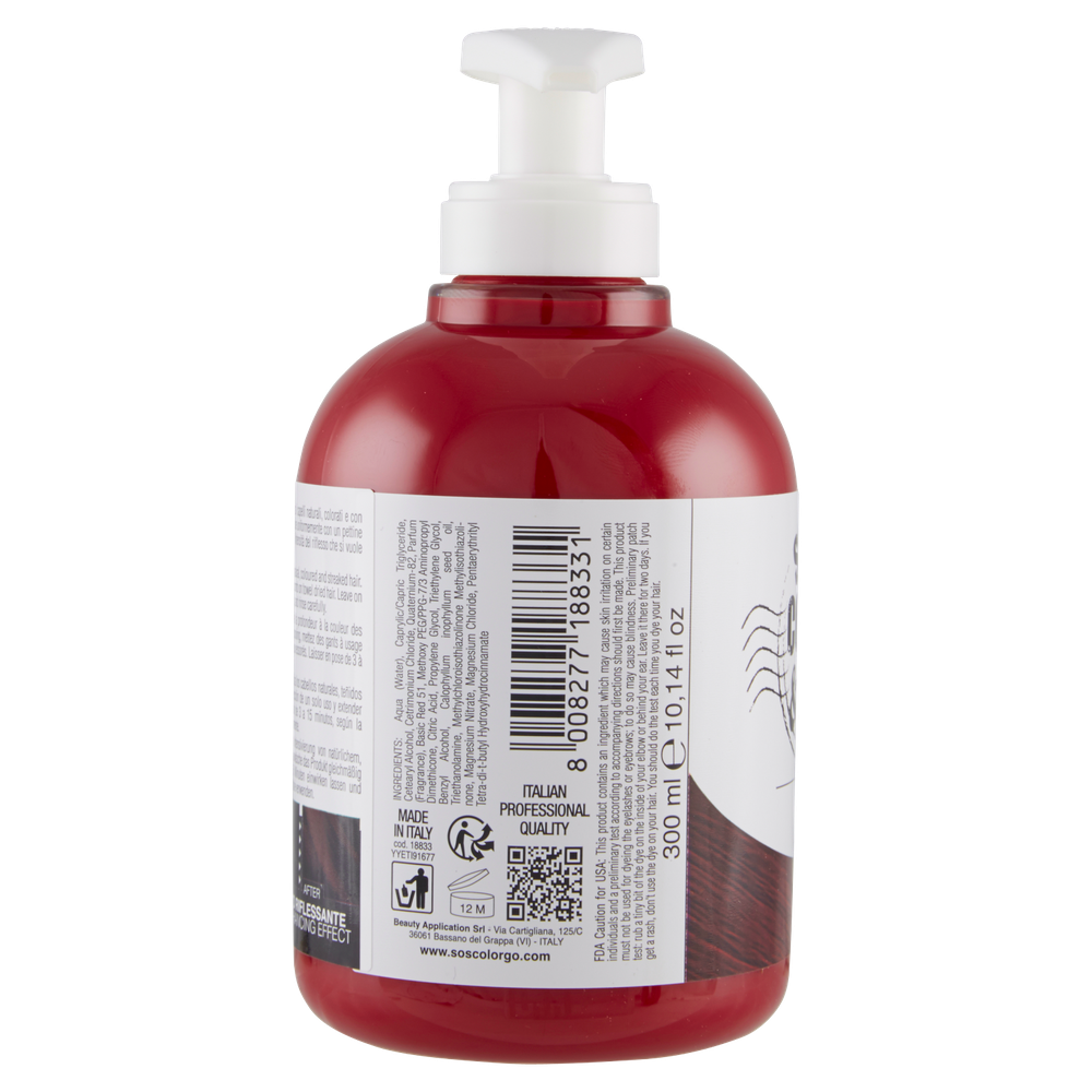 Maschera Colorante Capelli Sos Color & Go Rosso - Foto 2