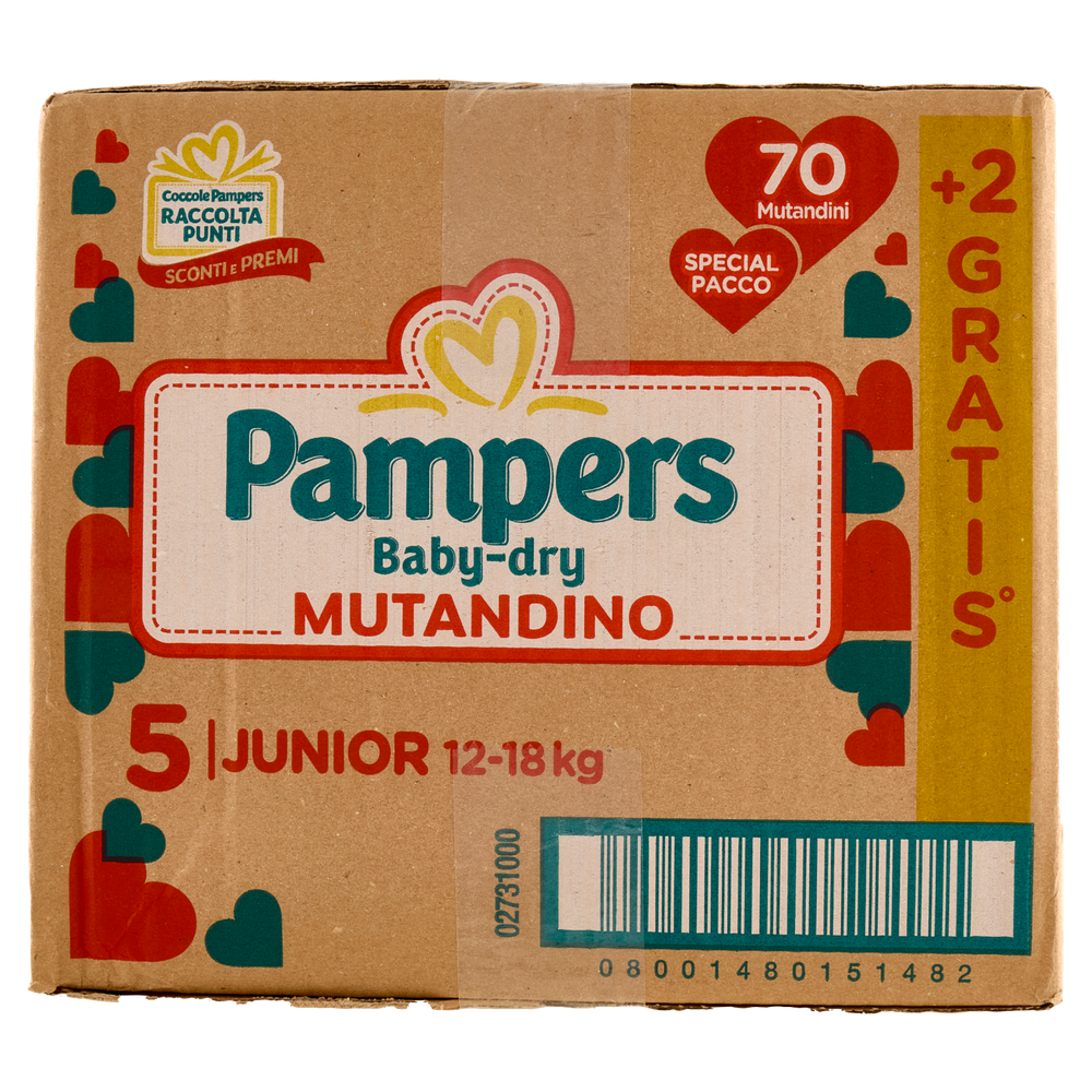 Pannolini Pampers Baby Dry Mutandino Special Junior - Foto 2
