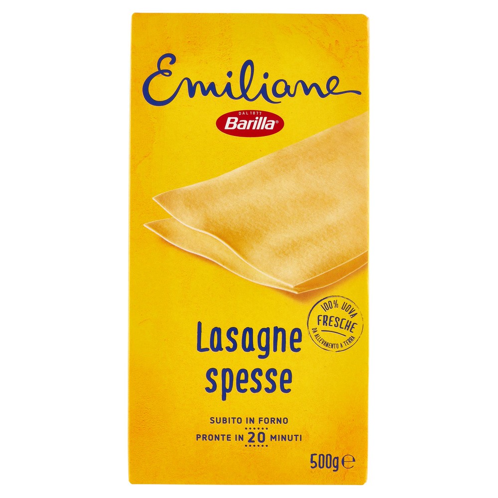 Pasta Lasagne All'uovo Emiliane Barilla - Foto 1