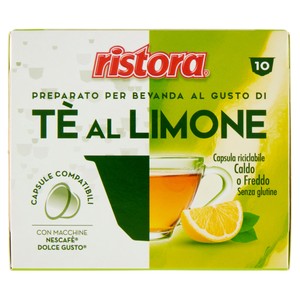 Tè Al Limone In Capsule Compatibili Nescafé Dolce Gusto 10pz Ristora - Foto 1