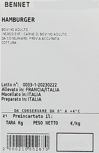 Hamburger Di Bovino Adulto - Foto 3
