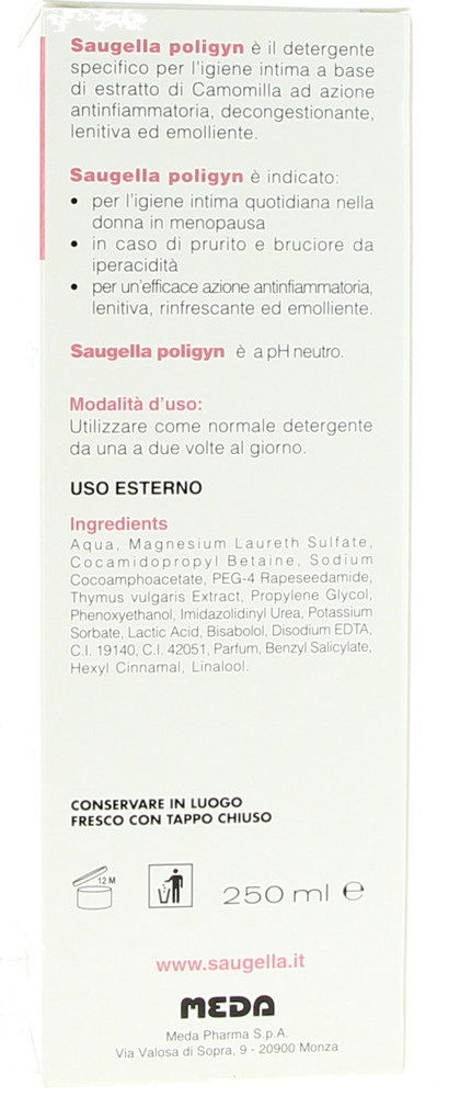 Detergente Intimo Poligyn Ph Neutro Saugella - Foto 2