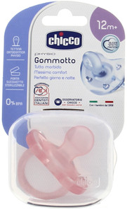 Gommotto Physio Soft 12m+ Girl Silicone Chicco
