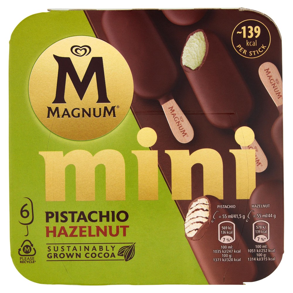6 Mini Pistacchio E Gianduia Magnum - Foto 1