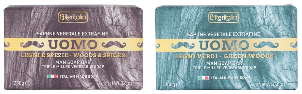 Saponette Uomo Vegetale Extra Fine Assortite Iteritalia - Foto 1